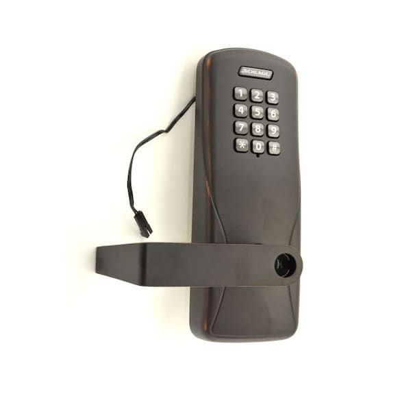 Standalone Keypad Programmable Electronic Lock Cylindrical Classroom / Storeroom Keypad Rhodes Lever